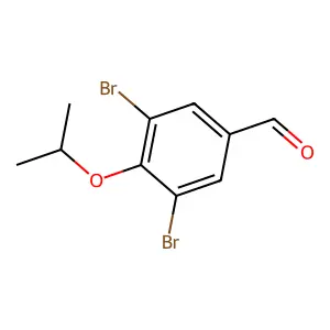 3,5-Dibromo-4-isopropoxybenzaldehyde structure