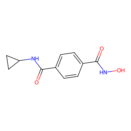 1-N-cyclopropyl-4-N-hydroxybenzene-1,4-dicarboxamide structure