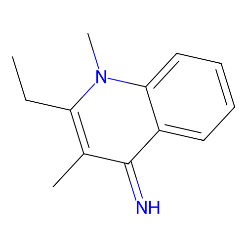 2-ethyl-1,3-dimethylquinolin-4(1H)-imine structure