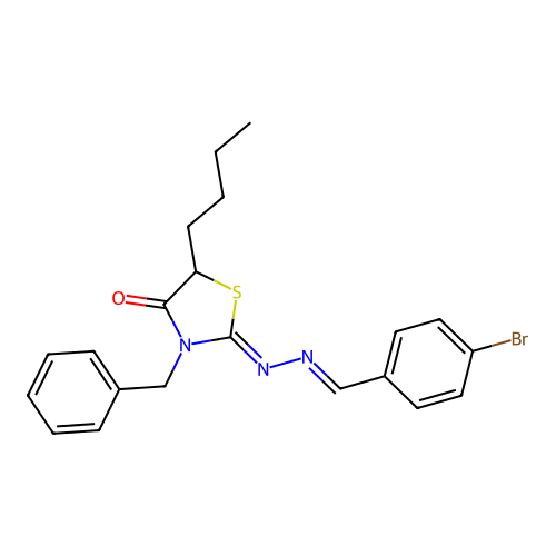 C21H22BrN3OS structure