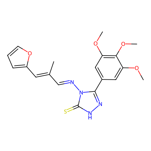 C19H20N4O4S structure