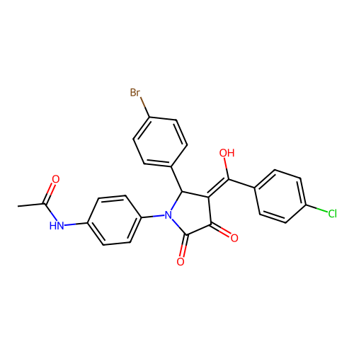 C25H18BrClN2O4 structure