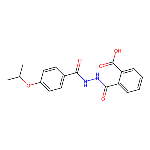 2-[N'-(4-Isopropoxy-benzoyl)-hydrazinocarbonyl]-benzoic acid structure
