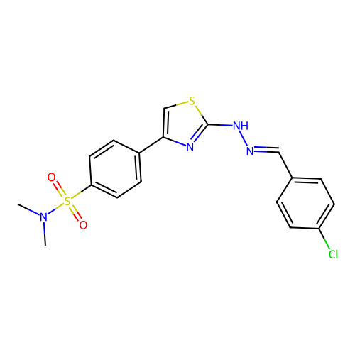 C18H17ClN4O2S2 structure
