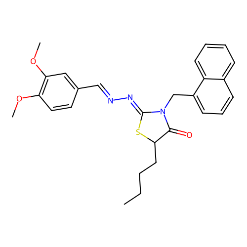 C27H29N3O3S structure