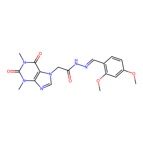 C18H20N6O5 structure