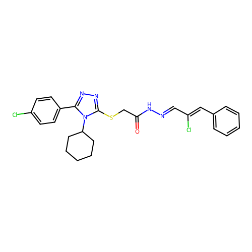 C25H25Cl2N5OS structure