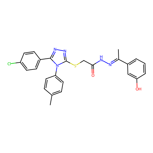 C25H22ClN5O2S structure