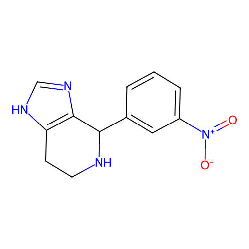 4-(3-nitrophenyl)-4,5,6,7-tetrahydro-1H-imidazo[4,5-c]pyridine structure