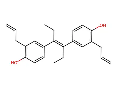3,3'-Diallyldiethylstilbestrol structure