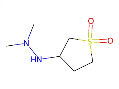 2-(1,1-Dioxidotetrahydrothiophen-3-yl)-1,1-dimethylhydrazine structure