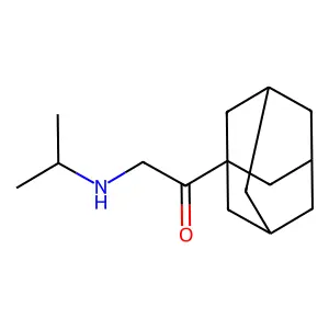1-(1-Adamantyl)-2-(isopropylamino)ethanone structure