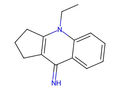 4-Ethyl-2,3-dihydro-1H-cyclopenta[b]quinolin-9(4H)-imine structure