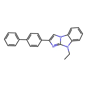 4-Ethyl-2-(4-phenylphenyl)imidazo[1,2-a]benzimidazole structure