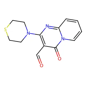 4-Oxo-2-thiomorpholino-4H-pyrido[1,2-a]pyrimidine-3-carbaldehyde structure