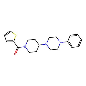[4-(4-Phenylpiperazin-1-yl)piperidin-1-yl]-thiophen-2-ylmethanone structure