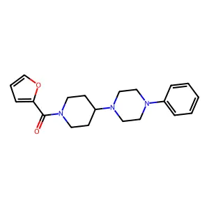 Furan-2-yl-[4-(4-phenylpiperazin-1-yl)piperidin-1-yl]methanone structure