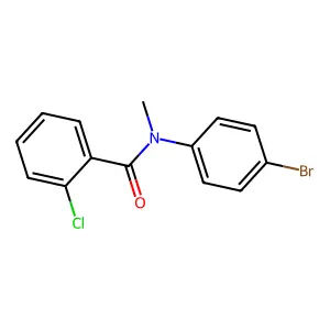 N-(4-bromophenyl)-2-chloro-N-methylbenzamide structure