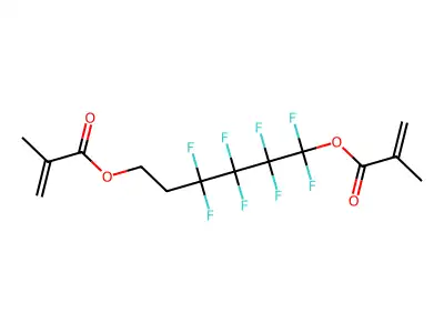 1H,1H,2H,2H-Perfluoro-1,6-hexyldimethacrylate structure