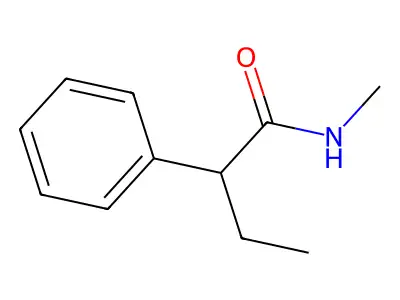 N-Methyl-2-phenylbutyramide structure