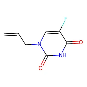 1-Allyl-5-fluorouracil structure