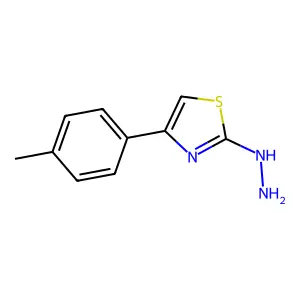 (4-p-Tolyl-thiazol-2-yl)-hydrazine structure