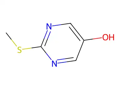 2-(Methylsulfanyl)pyrimidin-5-ol structure