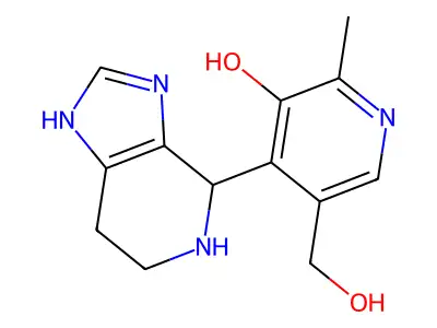 3-Pyridinemethanol,  5-hydroxy-6-methyl-4-(4,5,6,7-tetrahydro-1H-imidazo[4,5-c]pyridin-4-yl)-  (8CI,9CI) structure