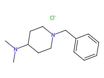 1-Benzyl-4-(dimethylammonio)piperidinium dichloride structure