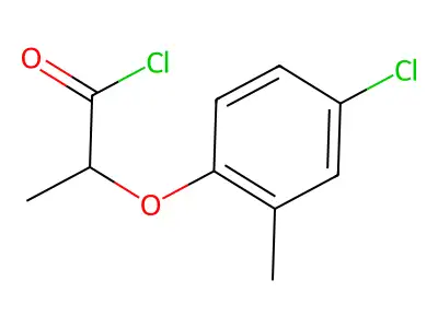 2-(4-Chloro-2-methylphenoxy)propionyl chloride structure