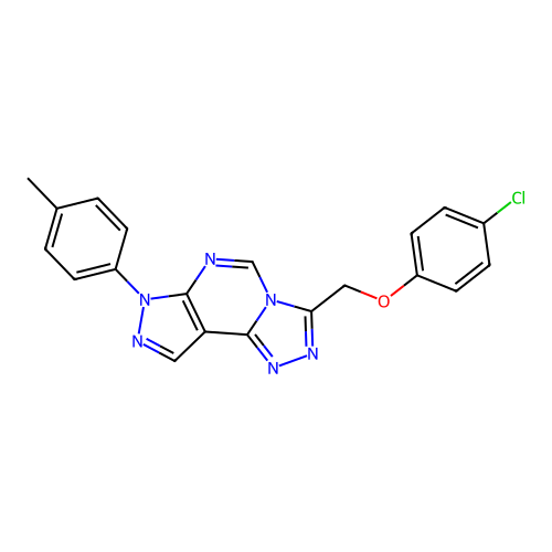 C20H15ClN6O structure