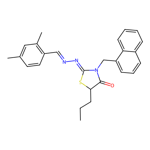 C26H27N3OS structure