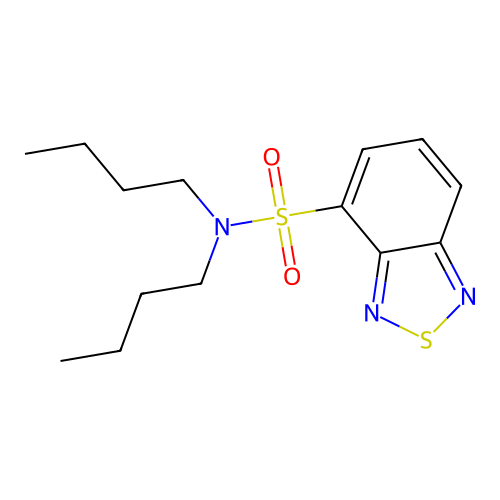 N,N-dibutylbenzo[c][1,2,5]thiadiazole-4-sulfonamide structure