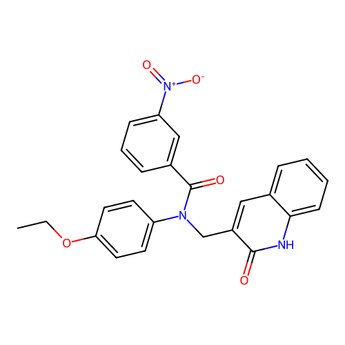 N-(4-ethoxyphenyl)-N-((2-hydroxyquinolin-3-yl)methyl)-3-nitrobenzamide structure