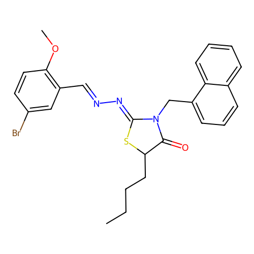 C26H26BrN3O2S structure