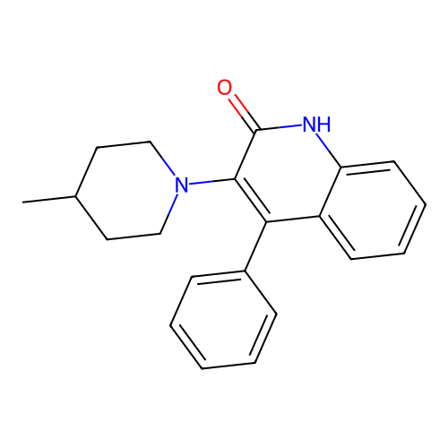 3-(4-Methylpiperidin-1-yl)-4-phenylquinolin-2-ol structure