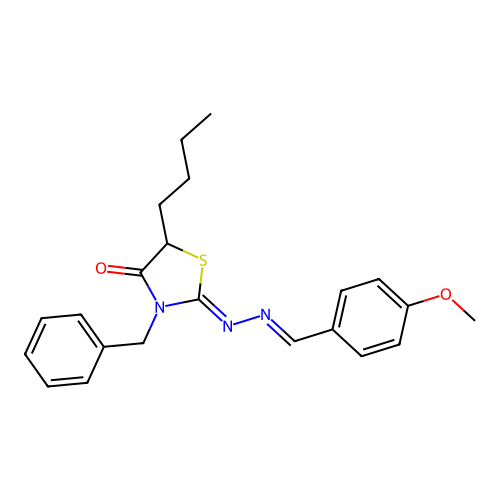 C22H25N3O2S structure