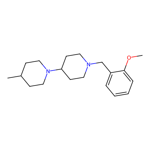 1'-(2-Methoxybenzyl)-4-methyl-1,4'-bipiperidine structure