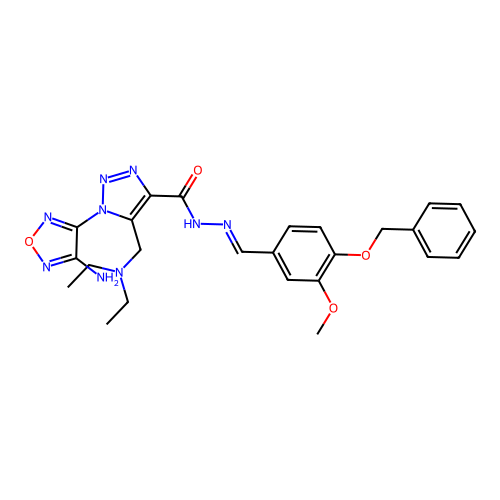 C25H29N9O4 structure