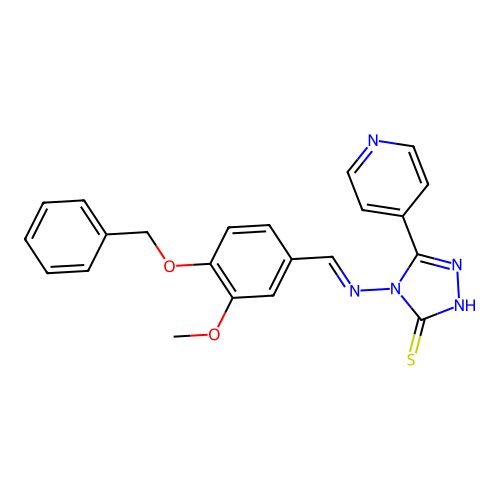 C22H19N5O2S structure