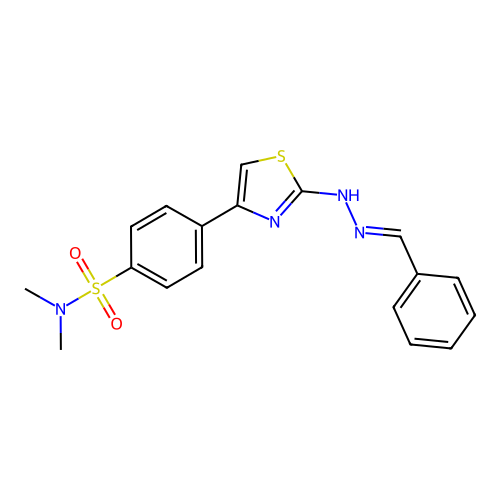 C18H18N4O2S2 structure