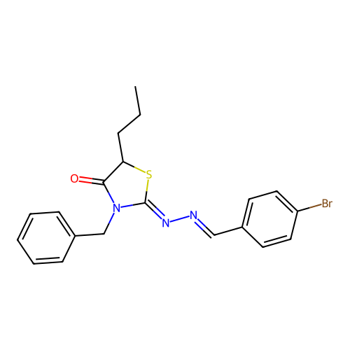 C20H20BrN3OS structure