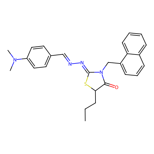 C26H28N4OS structure