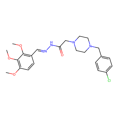 C23H29ClN4O4 structure