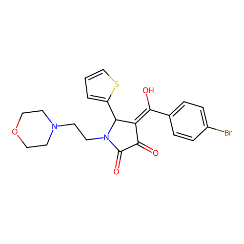 C21H21BrN2O4S structure