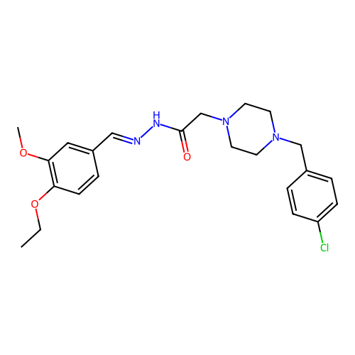 C23H29ClN4O3 structure