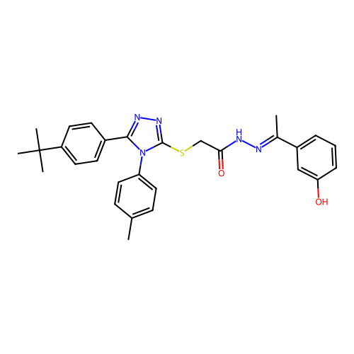 C29H31N5O2S structure