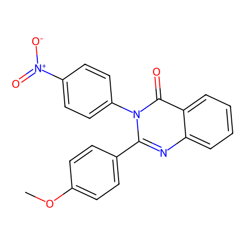 2-(4-methoxyphenyl)-3-(4-nitrophenyl)quinazolin-4(3H)-one structure