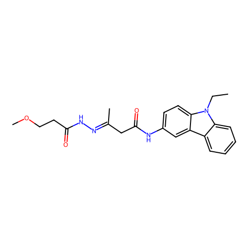 C22H26N4O3 structure