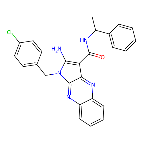 C26H22ClN5O structure